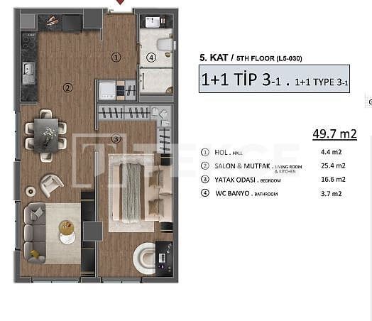 Appartement à Beylikdüzü, Turquie, 108 m² - image 14