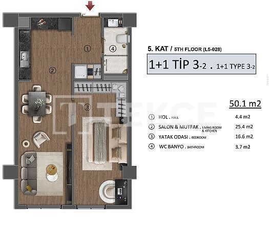 Appartement à Beylikdüzü, Turquie, 181 m² - image 15