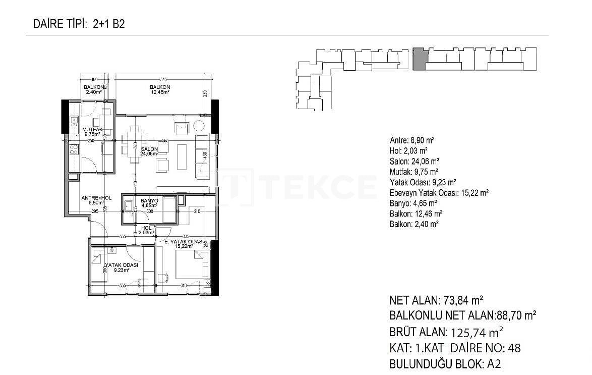 Apartment in Istanbul, Türkei, 60 m² - Foto 9