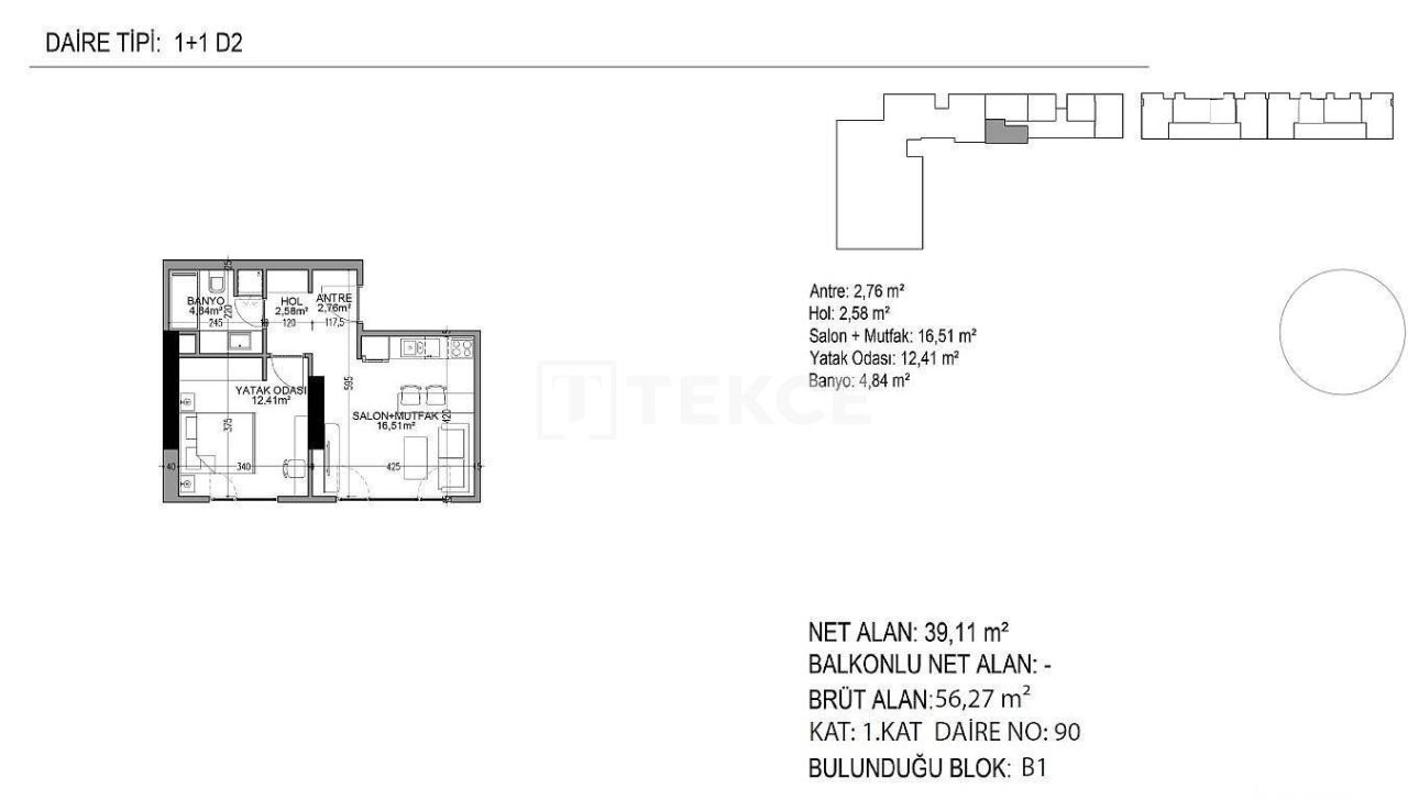 Apartment in Istanbul, Türkei, 60 m² - Foto 10