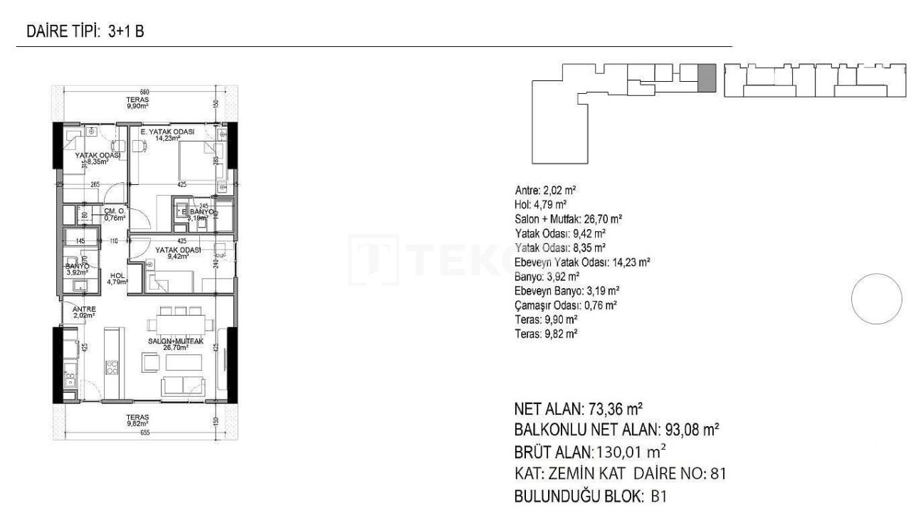 Apartment in Istanbul, Türkei, 60 m² - Foto 13
