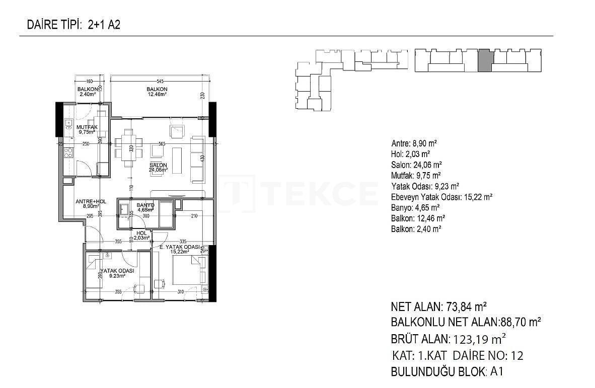 Apartment in Istanbul, Türkei, 143 m² - Foto 17