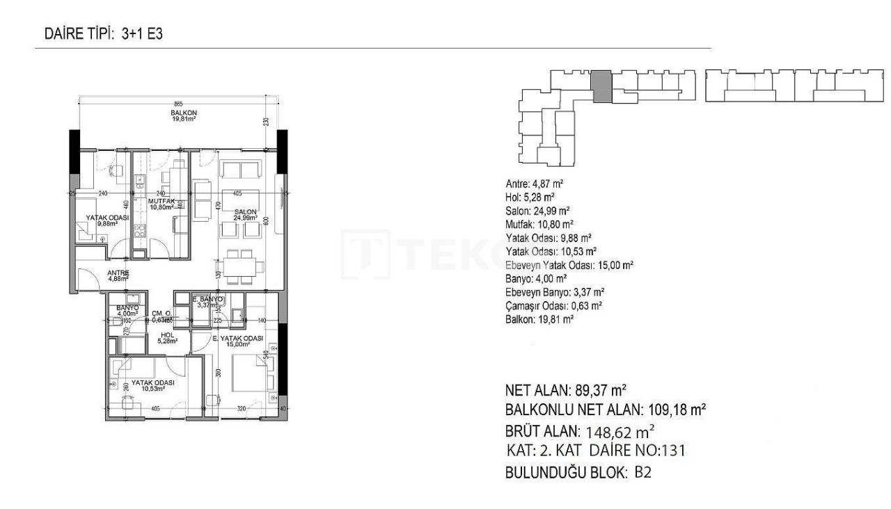 Apartment in Istanbul, Türkei, 60 m² - Foto 19