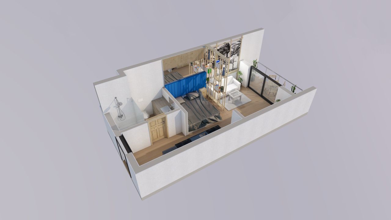 Studio in Mersin, Türkei, 43 m² - Foto 17