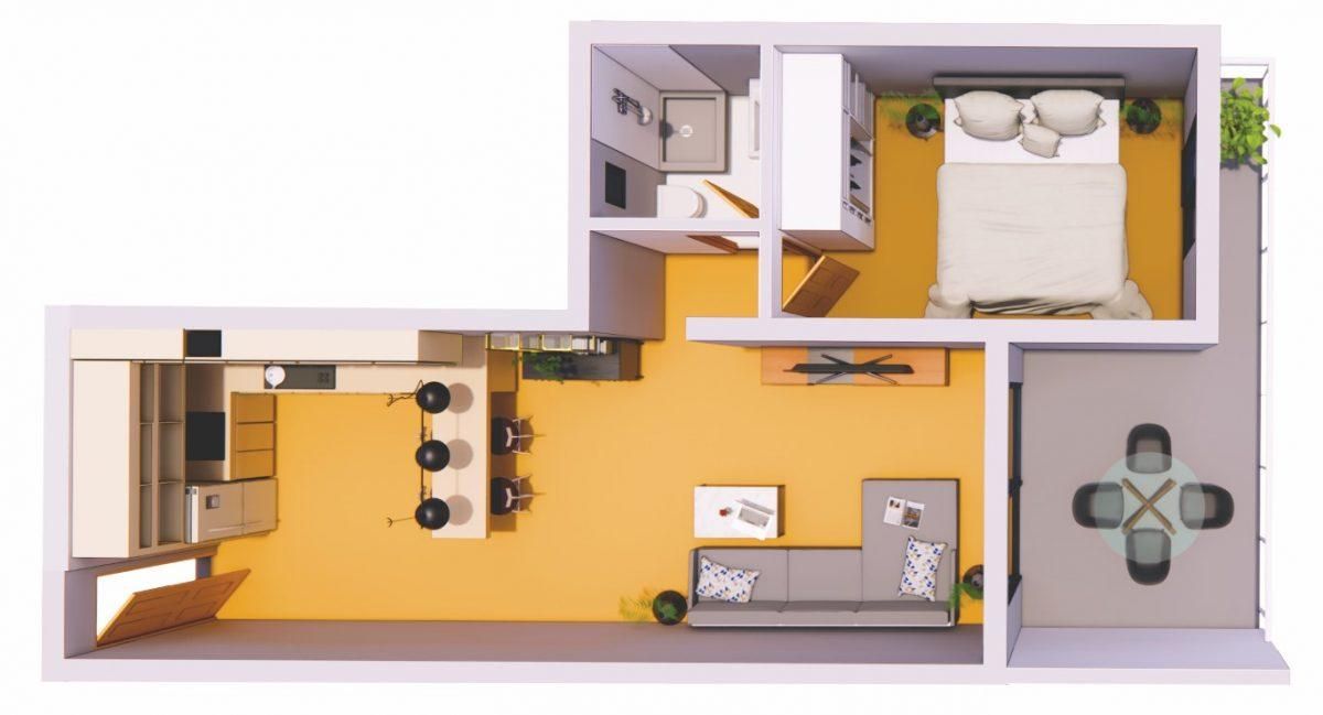 Penthouse in Iskele, Cyprus, 51 m² - picture 17