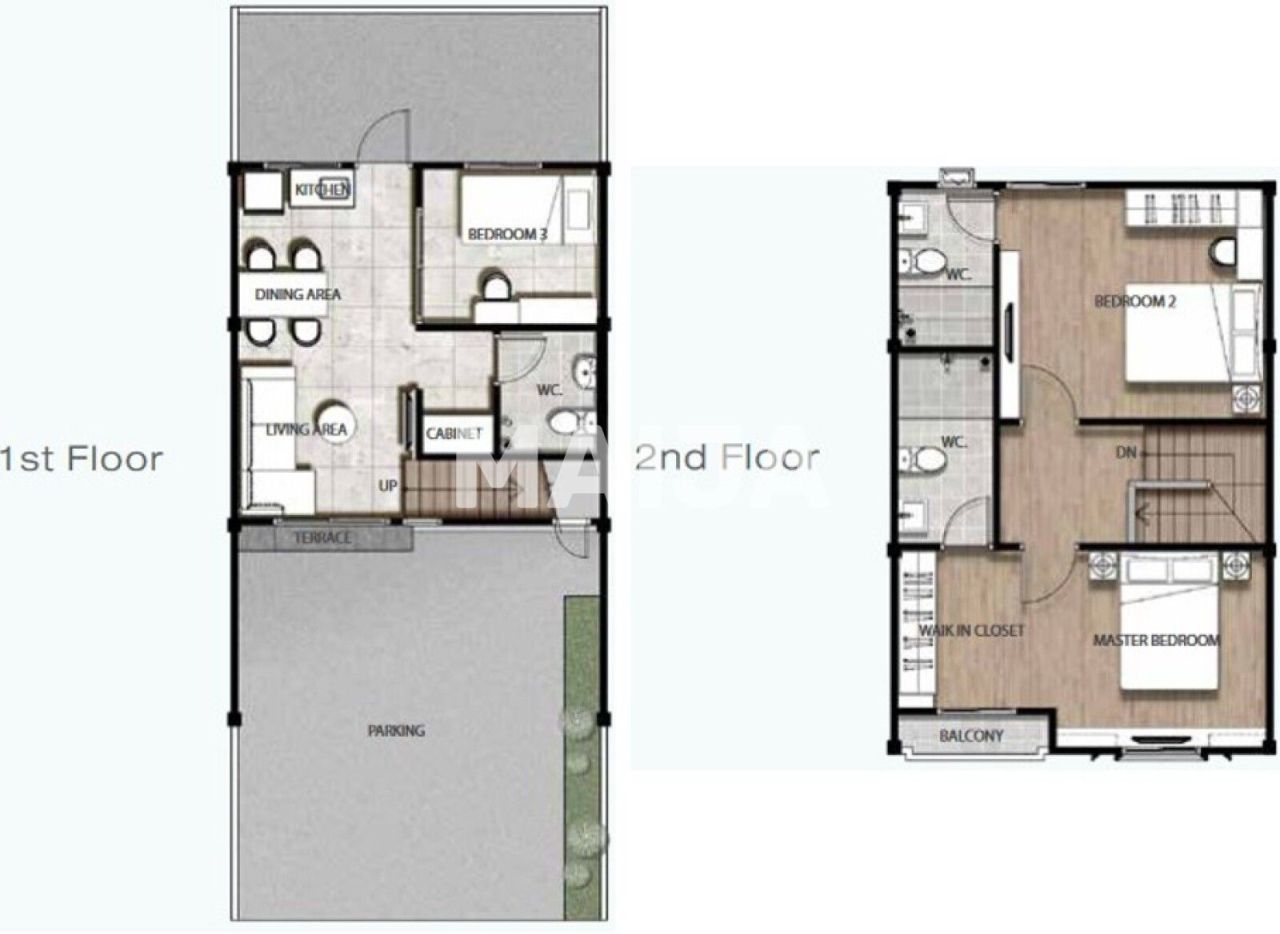 Flat Bang Lamung, Thailand, 127.5 m² - picture 2