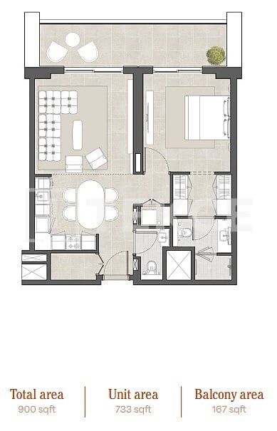 Appartamenti Damac Hills, EAU, 124 m² - foto 14