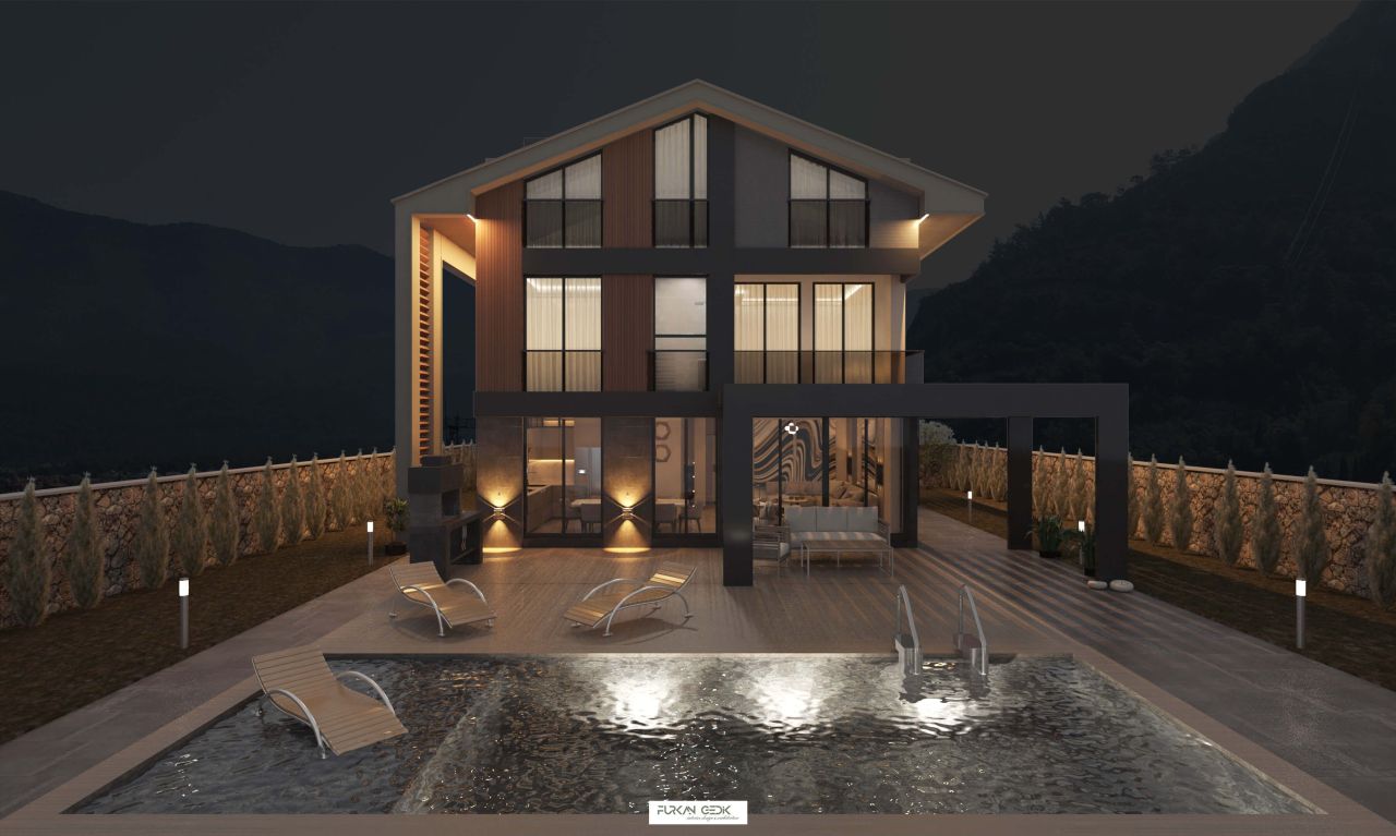 Villa à Fethiye, Turquie, 180 m² - image 1