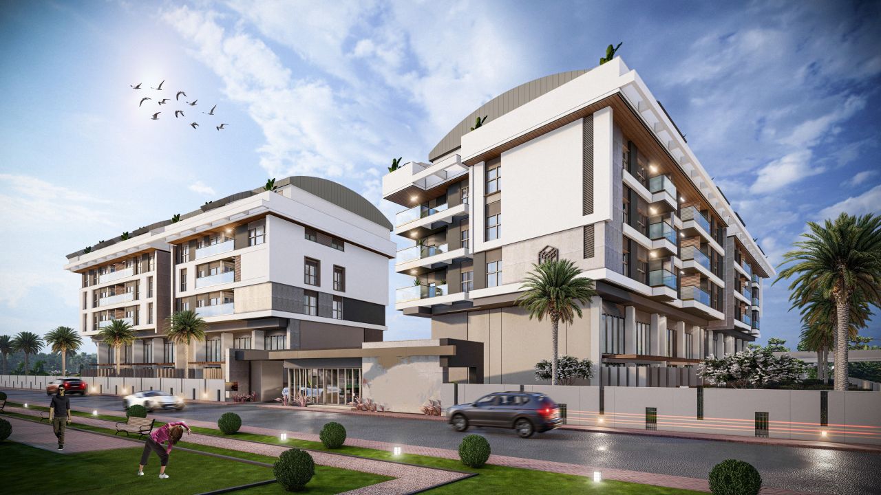 Wohnung in Antalya, Türkei, 82 m² - Foto 1