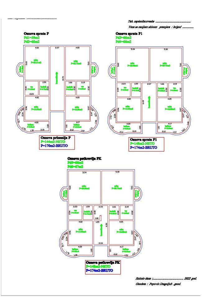 Appartamento a Bar, Montenegro, 59 m² - foto 11