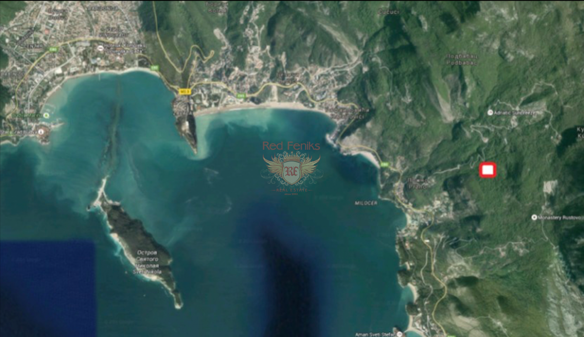 Terreno en Budva, Montenegro, 7 612 m² - imagen 3
