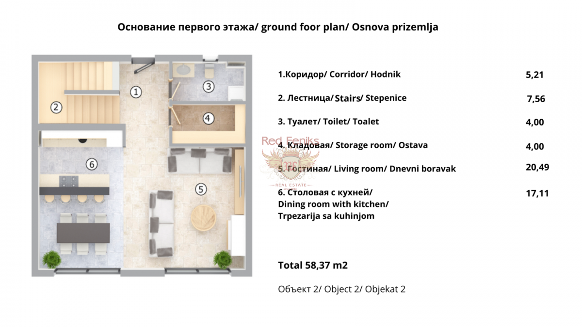 Maison sur la Luštica, Monténégro, 315 m² - image 5