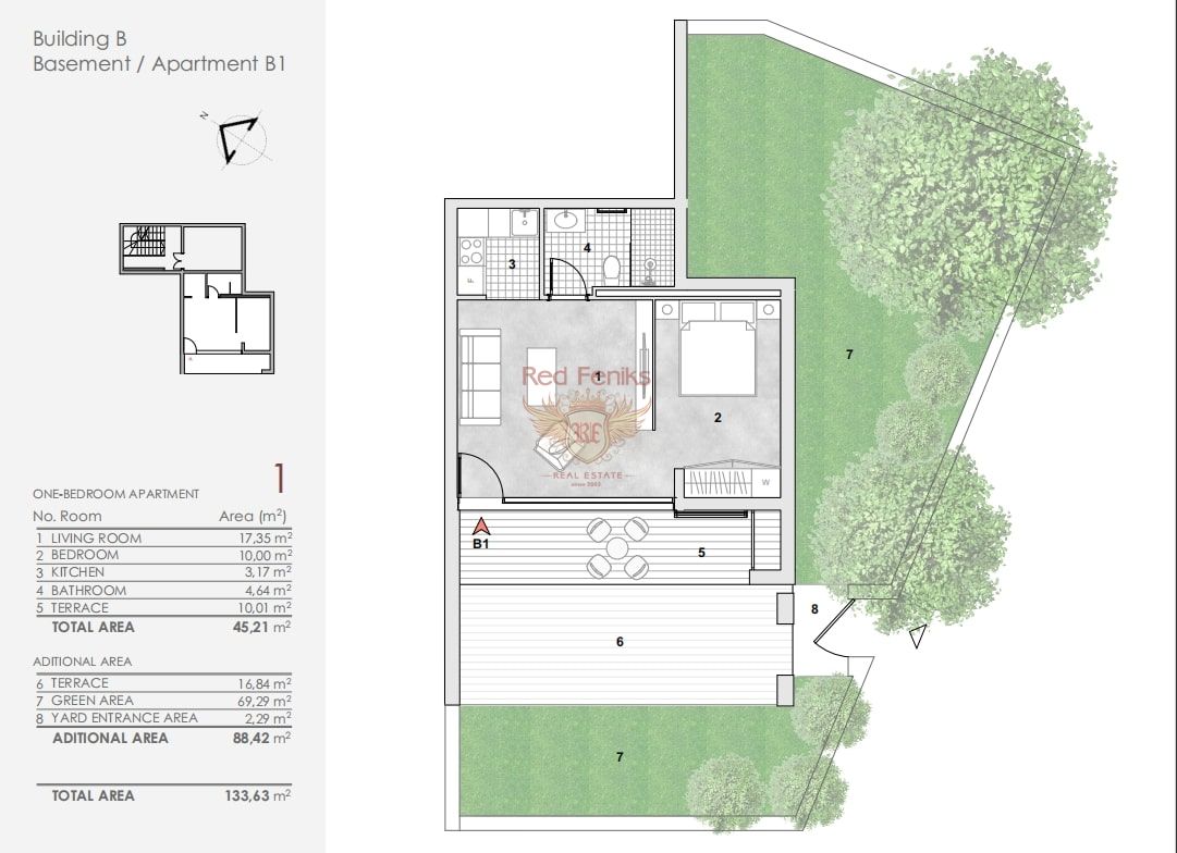 Wohnung in Tivat, Montenegro, 45 m² - Foto 6