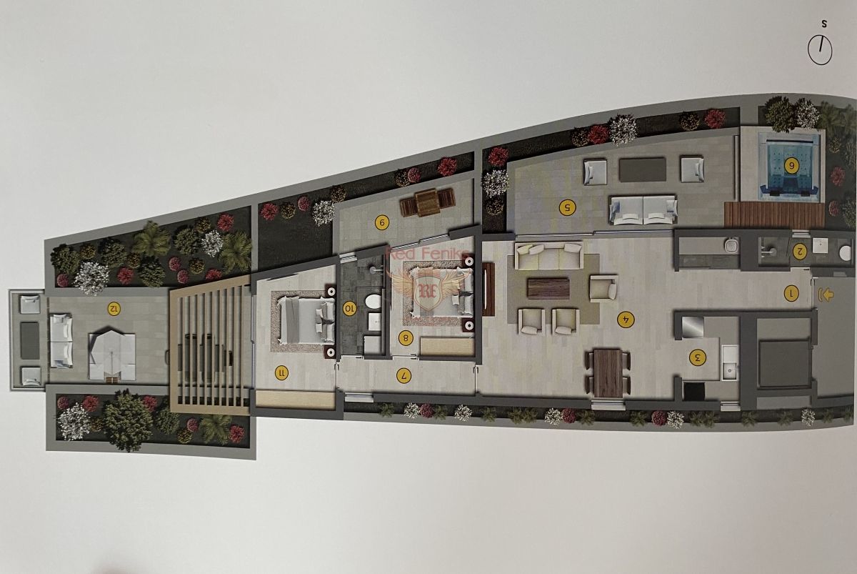 Flat in Tivat, Montenegro, 273 m² - picture 14