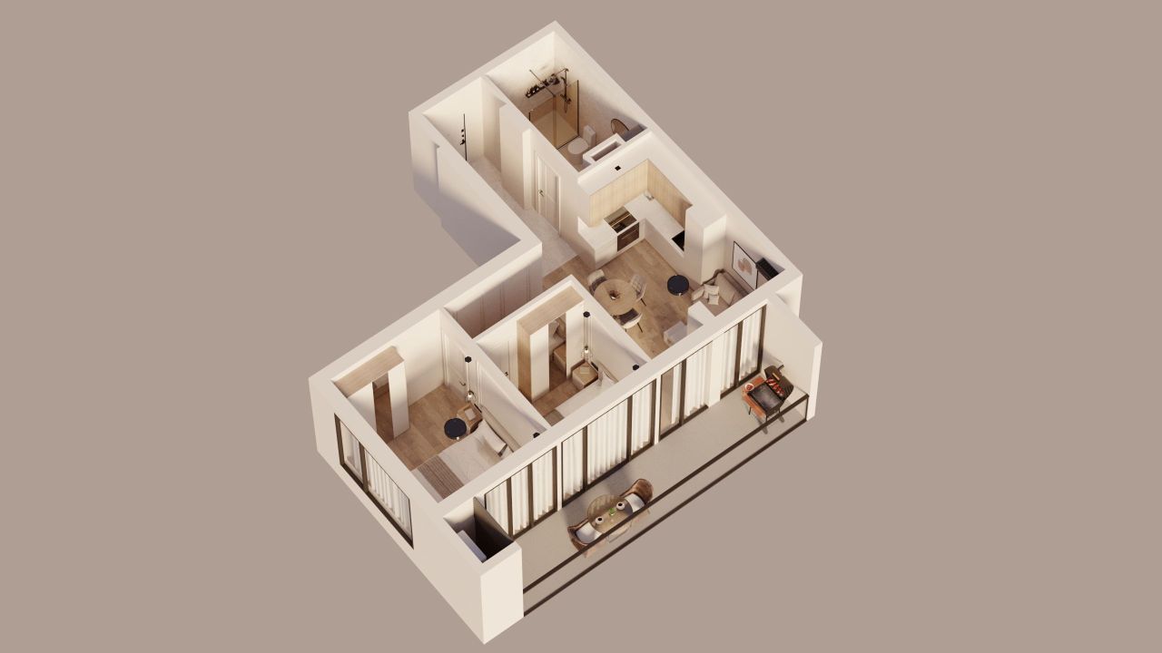 Appartement à Batoumi, Géorgie, 63.4 m² - image 4