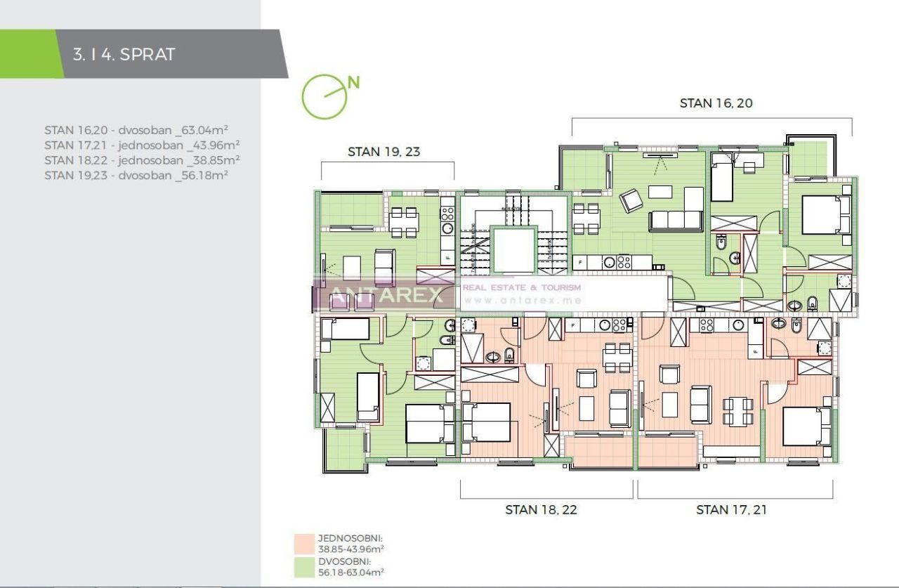 Apartment in Bijela, Montenegro, 107 m² - Foto 10