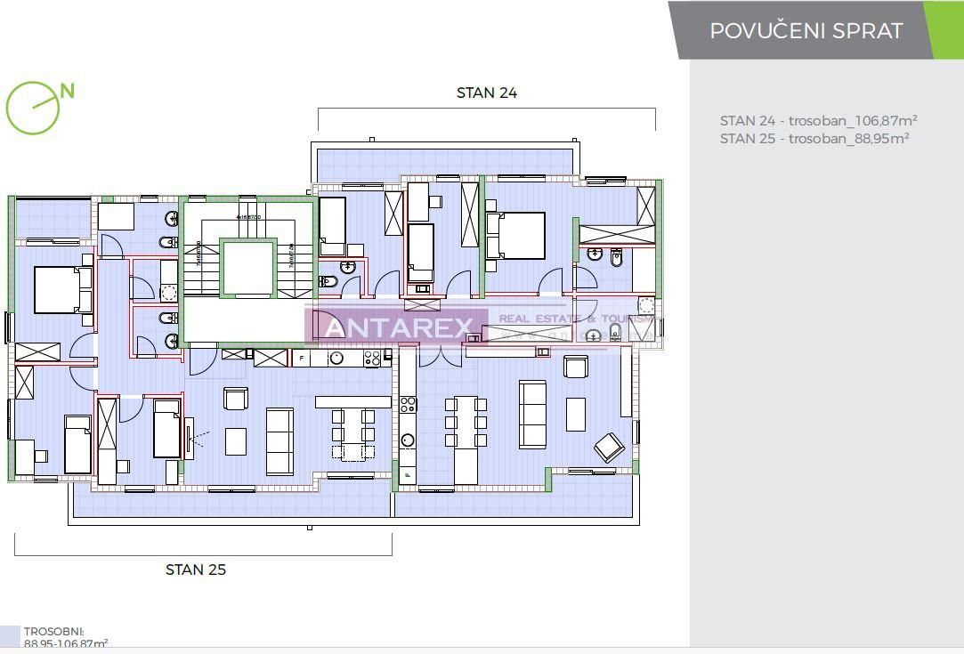 Apartment in Bijela, Montenegro, 107 m² - Foto 11