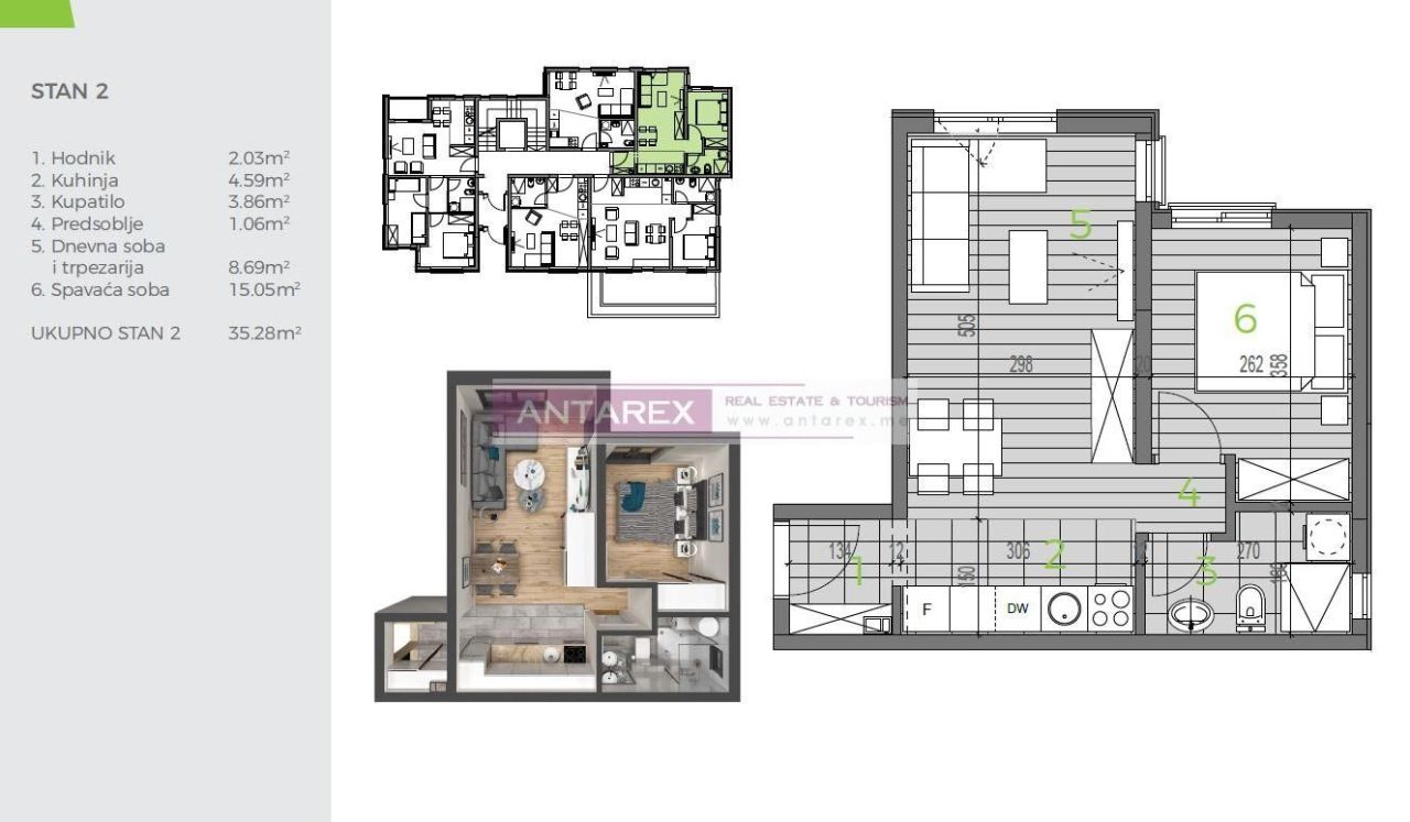 Apartment in Bijela, Montenegro, 107 m² - Foto 13