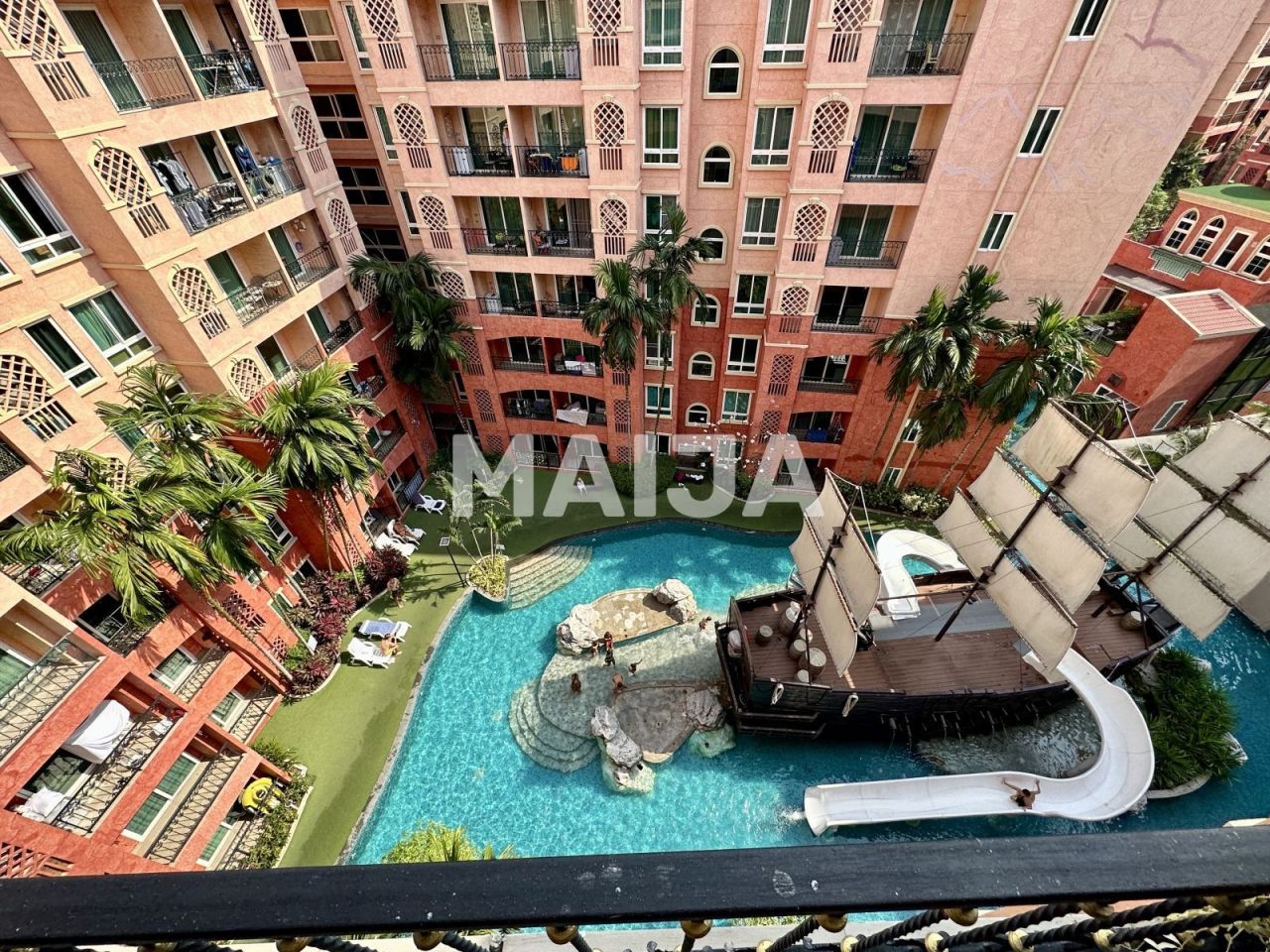 Apartamento Bang Lamung, Tailandia, 42 m² - imagen 1