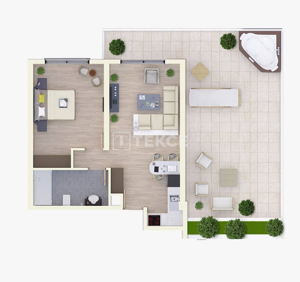 Apartment in İskele, Zypern, 73 m² - Foto 18