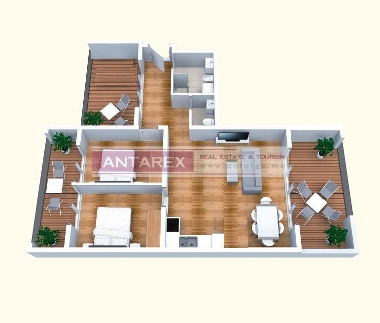 Apartment in Becici, Montenegro, 88 m² - picture 10