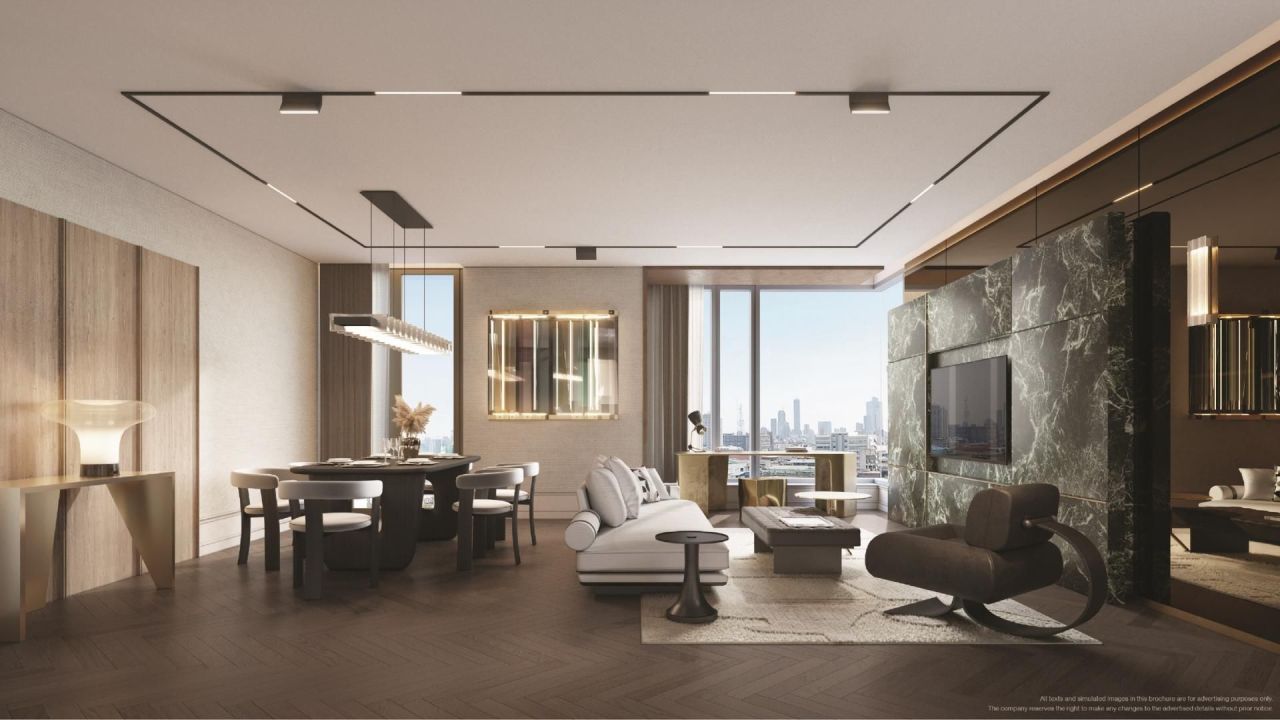 Piso en Bangkok, Tailandia, 107 m² - imagen 1