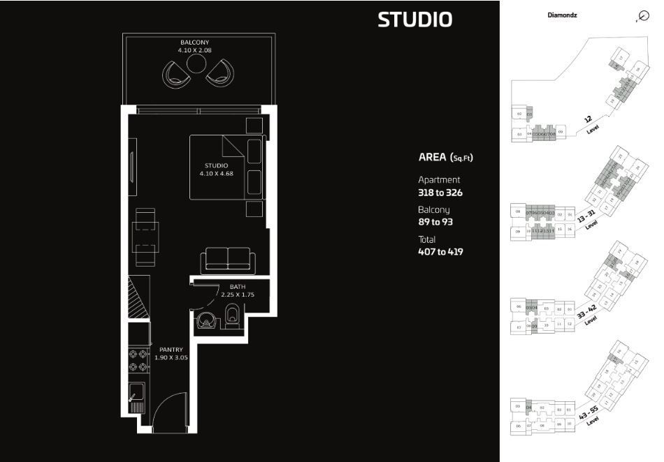 Appartamenti a Dubai, EAU, 78 m² - foto 5