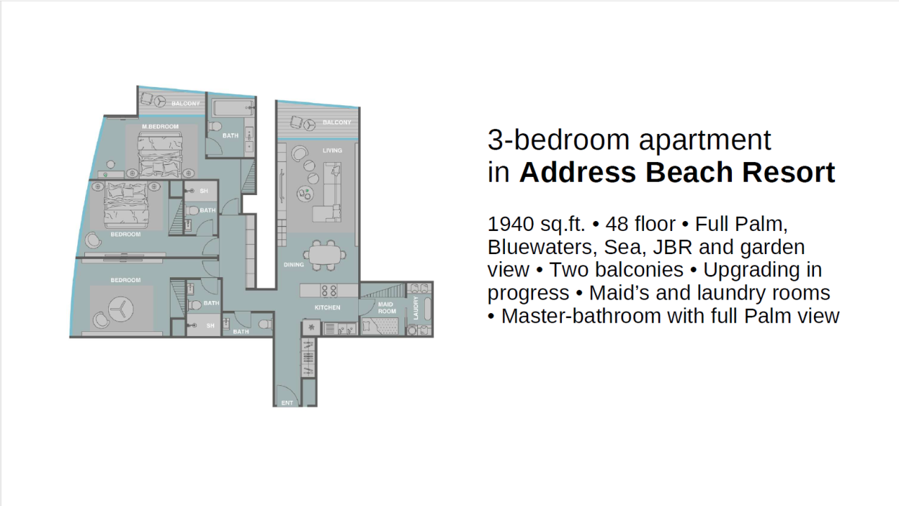 Appartamento a Dubai, EAU, 180 m² - foto 11