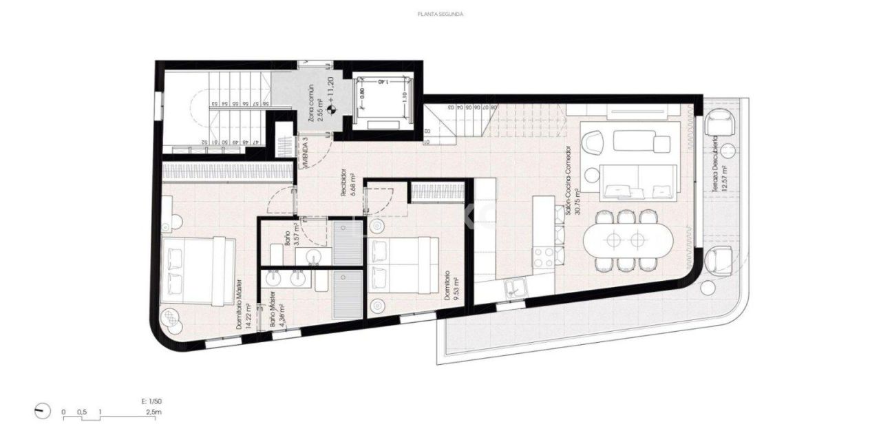 Penthouse in Malaga, Spanien, 123 m² - Foto 15