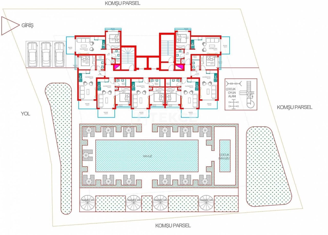 Appartamenti a Alanya, Turchia, 60 m² - foto 12