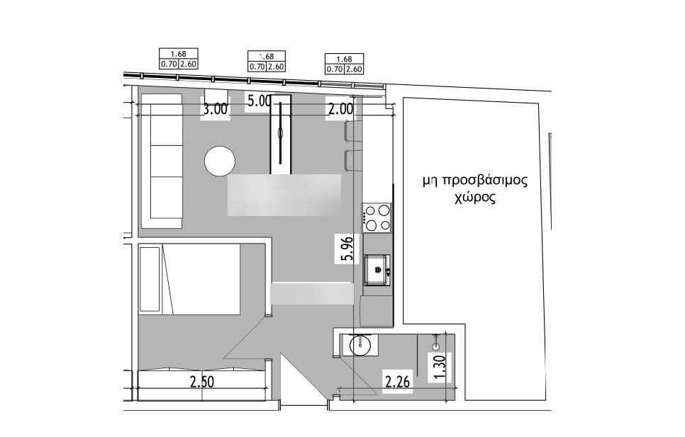 Piso en Salónica, Grecia, 40 m² - imagen 1