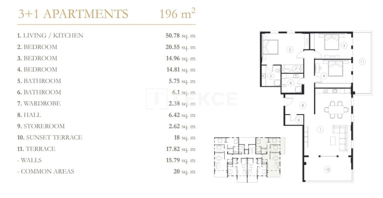 Attico a Alanya, Turchia, 200 m² - foto 19