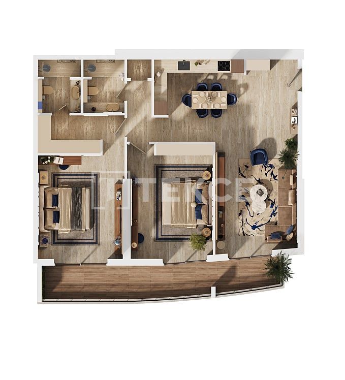 Appartamenti a Dubai, EAU, 128 m² - foto 10