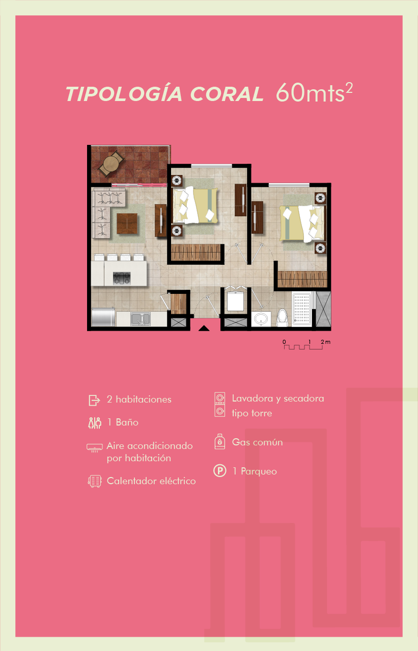 Apartamento en Punta Cana, República Dominicana, 50 m² - imagen 13