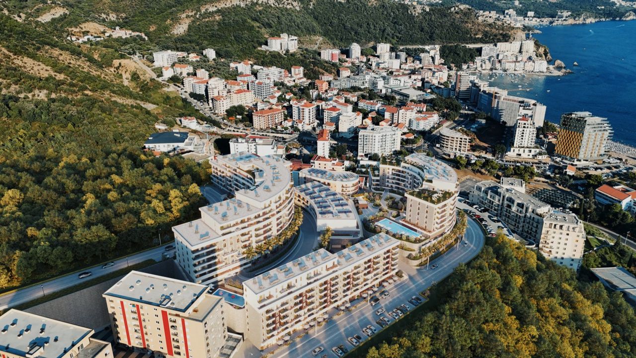 Piso en Budva, Montenegro, 63.56 m² - imagen 2