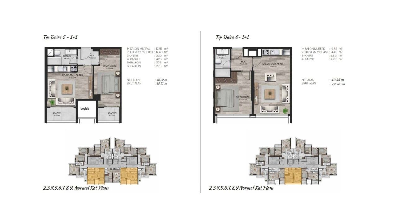 Flat in Istanbul, Turkey, 86 m² - picture 13