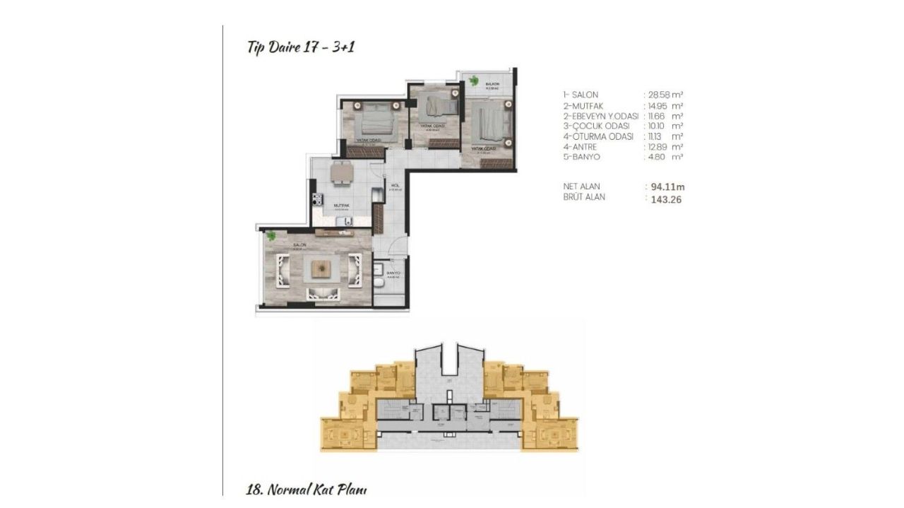 Flat in Istanbul, Turkey, 86 m² - picture 15