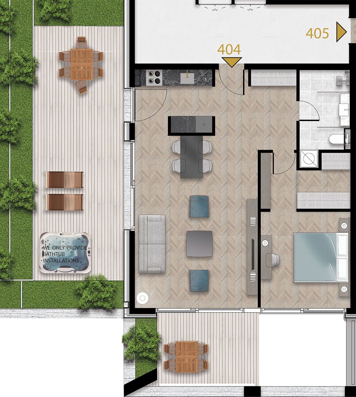 Piso en Tivat, Montenegro, 126.69 m² - imagen 17