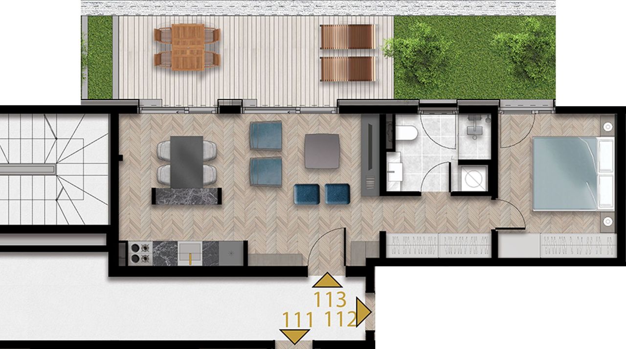 Piso en Budva, Montenegro, 68.12 m² - imagen 11