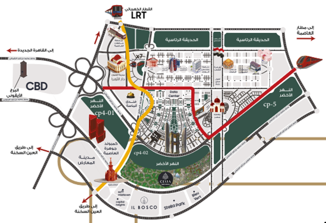 Investment project in Cairo, Egypt, 51 m² - picture 2