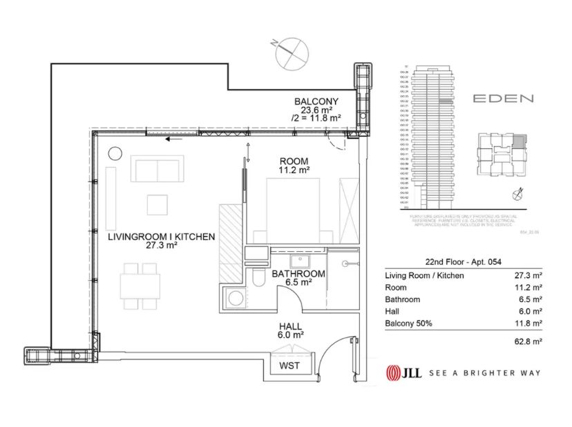 Piso en Fráncfort del Meno, Alemania, 62.8 m² - imagen 8