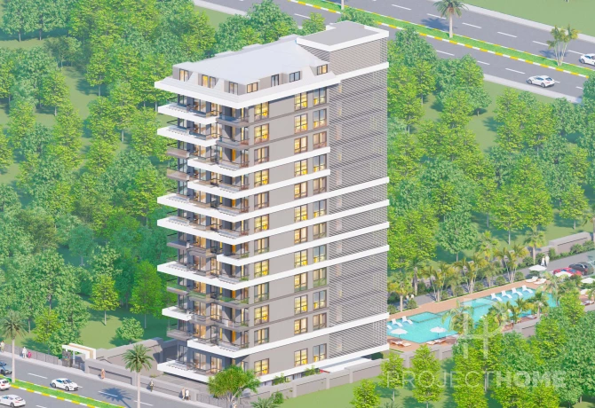 Wohnung in Alanya, Türkei, 58 m² - Foto 19