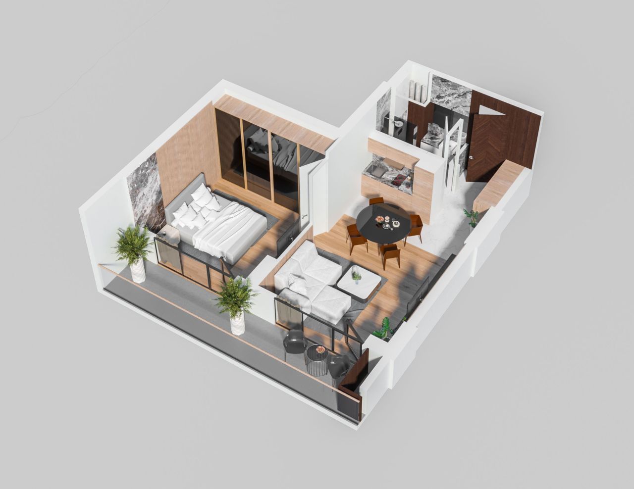 Apartment in Batumi, Georgia, 40 m² - picture 4