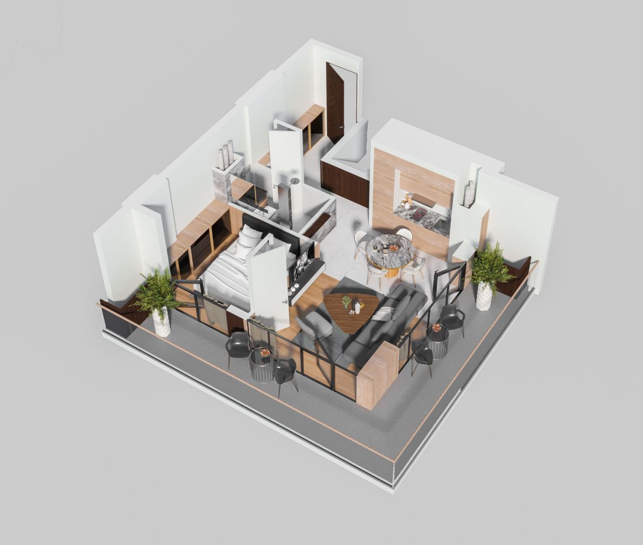 Apartment in Batumi, Georgia, 40 m² - picture 6