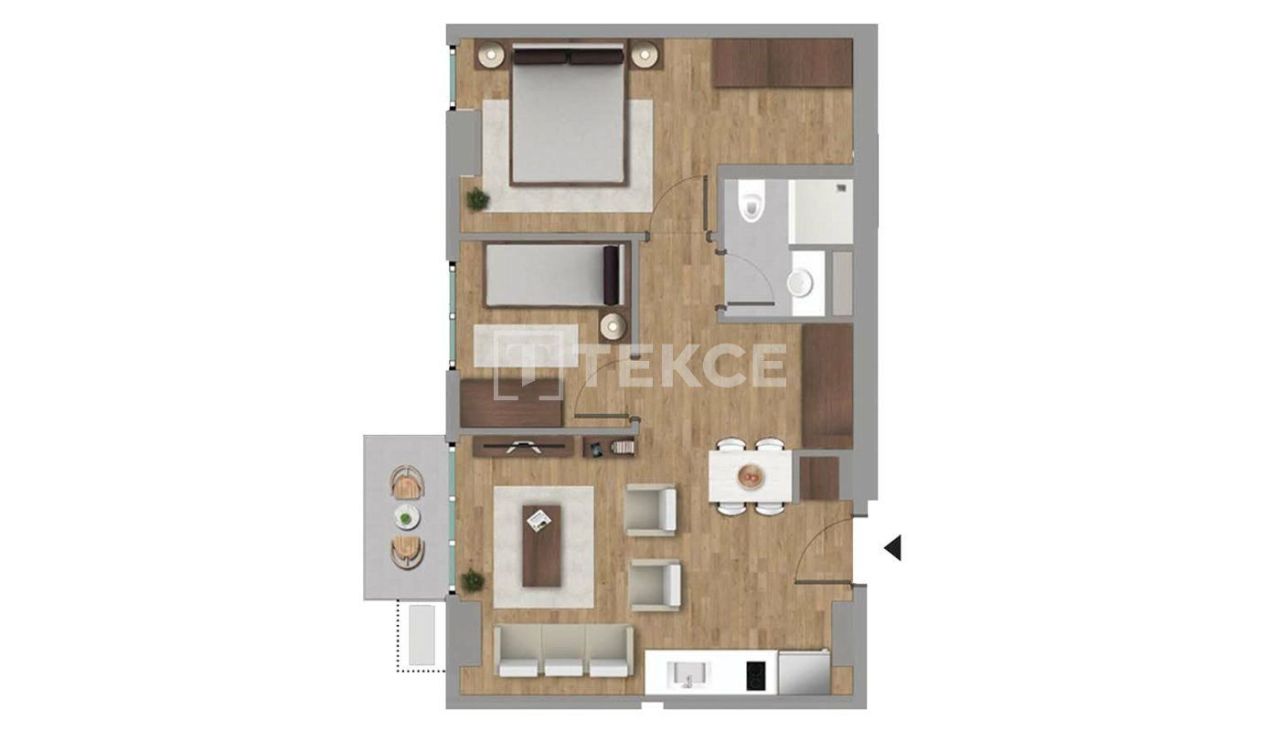 Apartamento en Estambul, Turquia, 79 m² - imagen 17