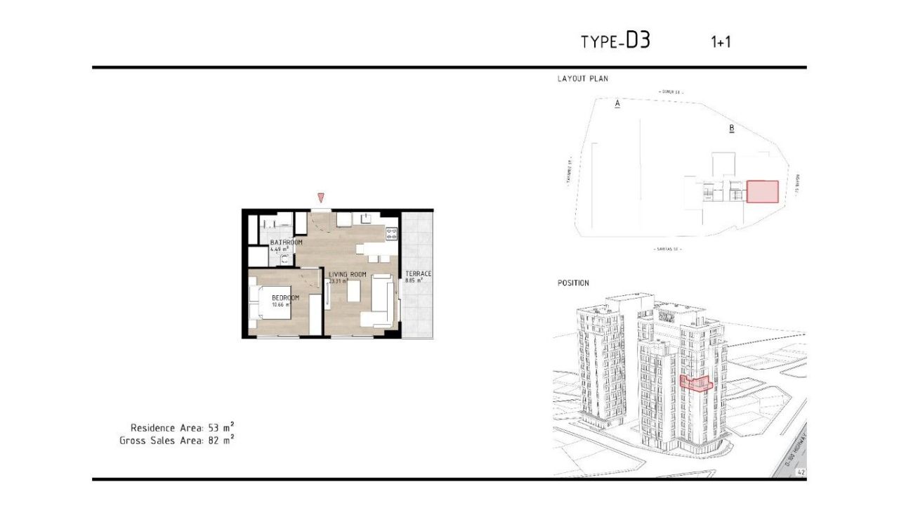 Appartamento a Istanbul, Turchia, 70 m² - foto 8