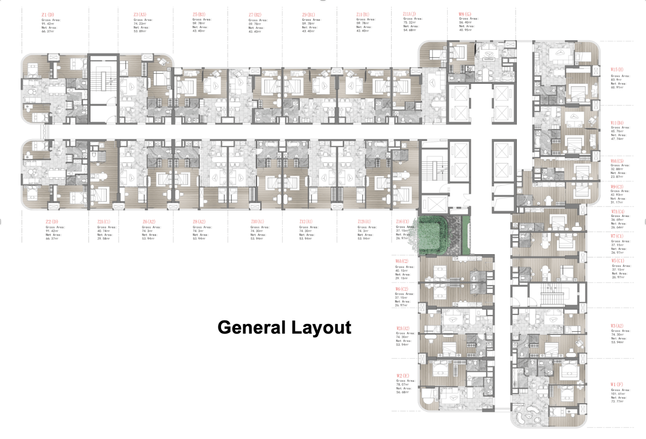 Apartment in Phnom Penh, Cambodia, 59.78 m² - picture 18