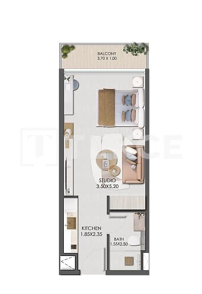 Apartment in Dubai, VAE, 35 m² - Foto 15