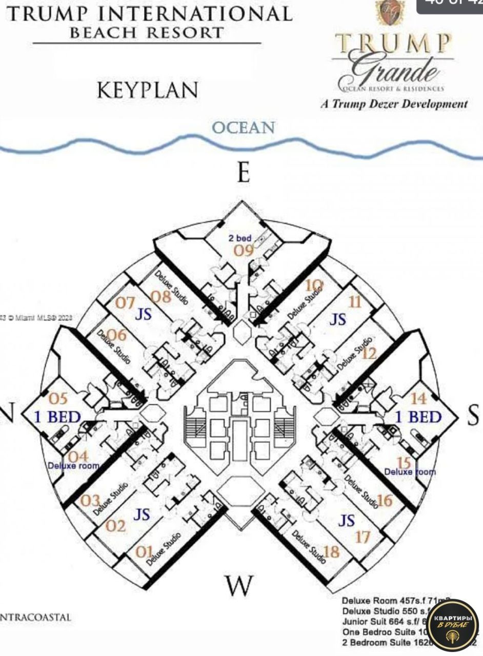 Appartamento a Miami, USA, 50 m² - foto 16