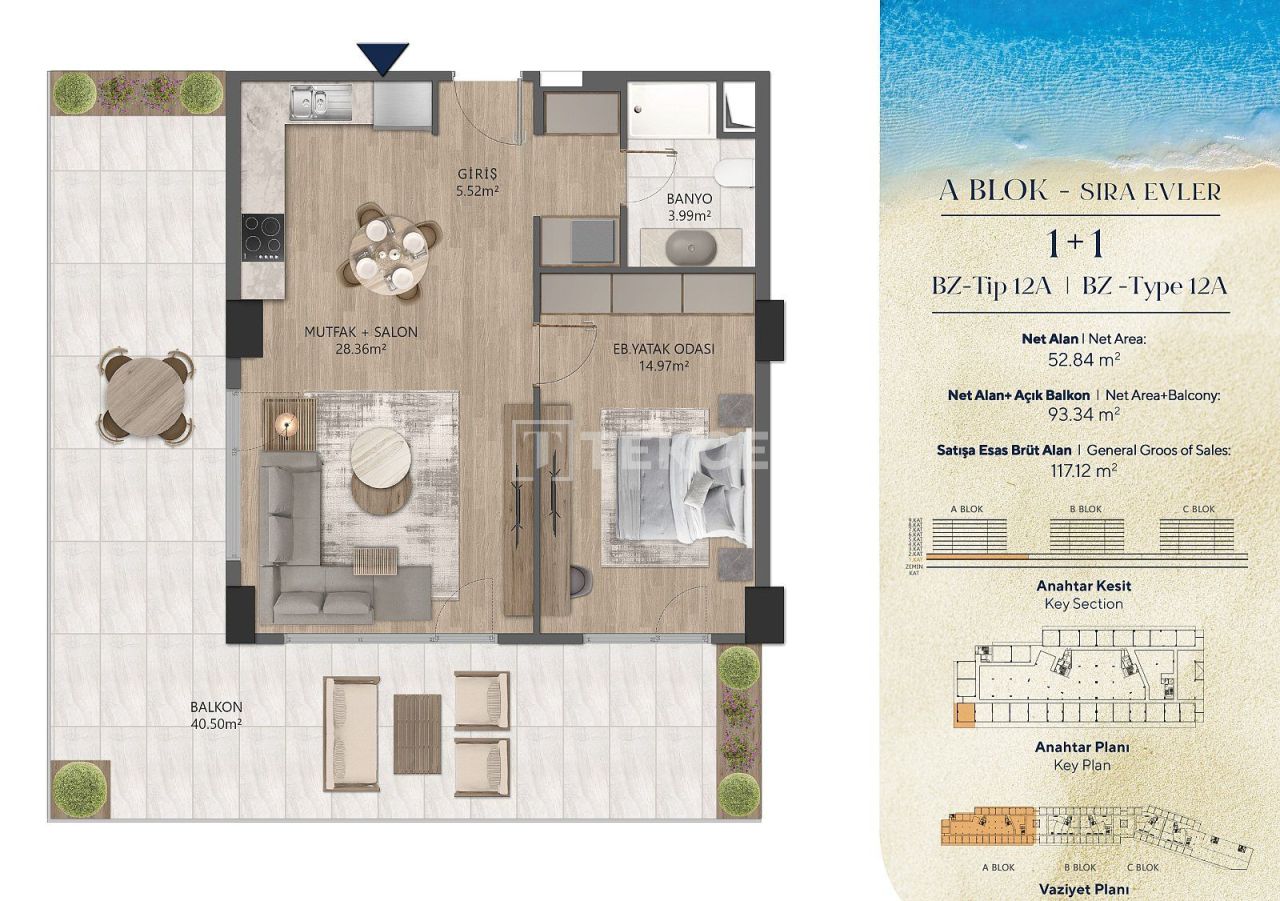 Appartement à Istanbul, Turquie, 60 m² - image 19